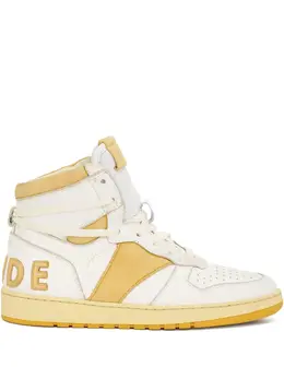 RHUDE: Белые кроссовки 