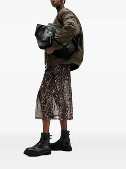 AllSaints: Платье с леопардовым принтом 