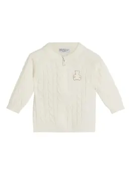 Brunello Cucinelli Kids: Трикотажный кардиган 