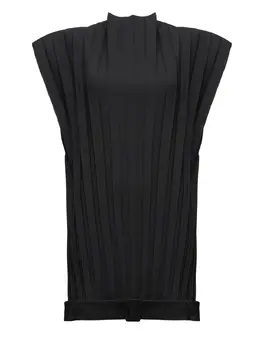 MM6 Maison Margiela: Плиссированное платье 