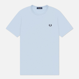 Fred Perry: Голубая футболка  Ringer