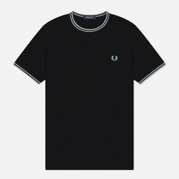 Fred Perry: Чёрная футболка  Twin Tipped