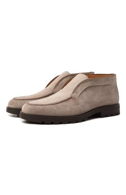 Santoni: Бежевые ботинки 