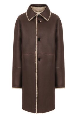 Kiton: Коричневая дублёнка 