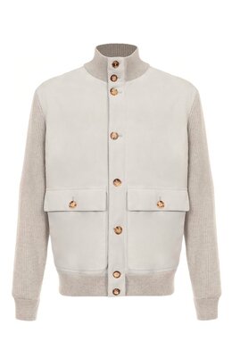 Brunello Cucinelli: Серый кардиган 