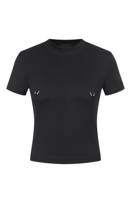 Mugler: Хлопковая футболка 