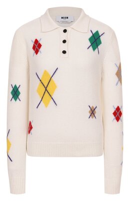 MSGM: Поло из шерсти 