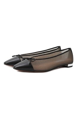 Aquazzura: Чёрные балетки 