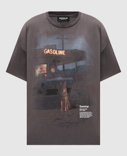 Dondup: Серая футболка 