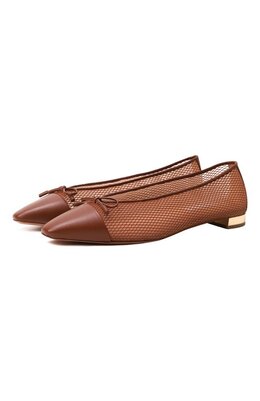 Aquazzura: Коричневые балетки 