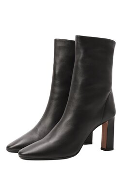 Aquazzura: Чёрные ботинки 