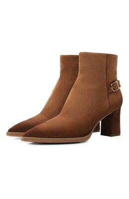 Santoni: Коричневые ботинки 