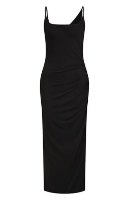 Mugler: Платье из вискозы 