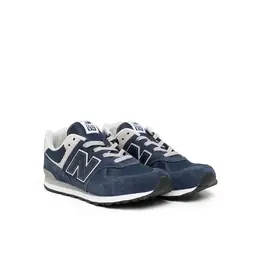 New Balance: Синие кроссовки  574