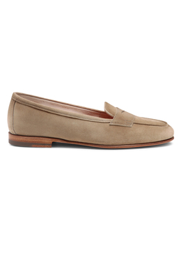 SANTONI: Бежевые лоферы 