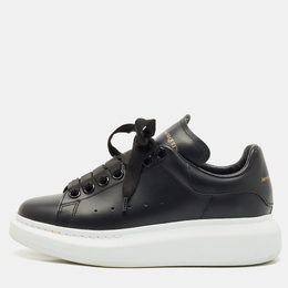 Alexander McQueen: Чёрные кроссовки  Oversized