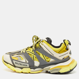 Balenciaga: Жёлтые кроссовки  Track
