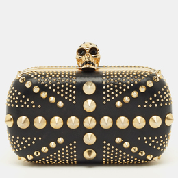 Alexander McQueen: Чёрный клатч  Skull
