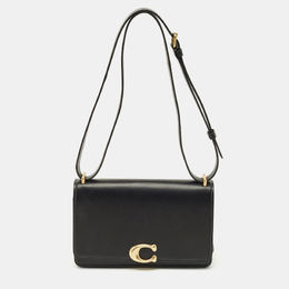 Coach: Чёрная сумка через плечо 
