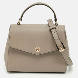 Tory Burch: Светлая сумка на руку  Robinson