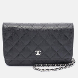 Chanel: Чёрная сумка через плечо 