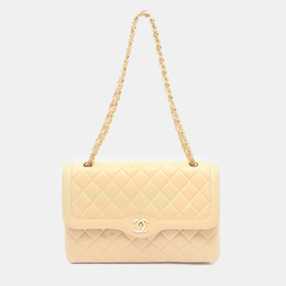 Chanel: Бежевая сумка 