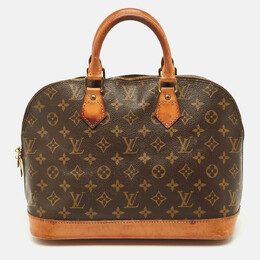 Louis Vuitton: Коричневая сумка 