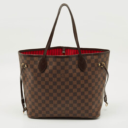 Louis Vuitton: Коричневая сумка  Neverfull MM