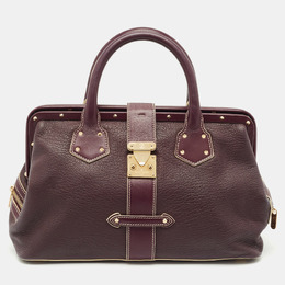 Louis Vuitton: Бордовая сумка 