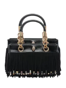 Kurt Geiger London: Чёрная сумка-шоппер 