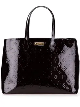 Louis Vuitton Pre-Owned: Фиолетовая сумка-шоппер 