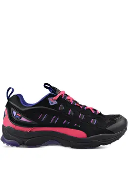 Fila: Чёрные кроссовки 