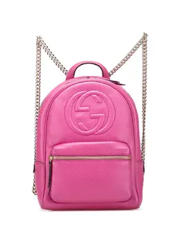 Gucci Pre-Owned: Розовый рюкзак 