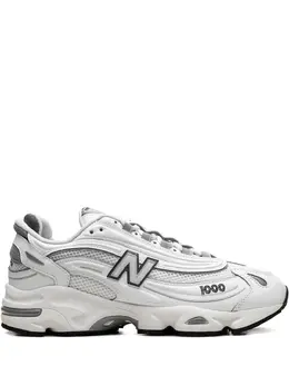 New Balance: Белые кроссовки 