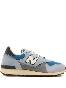 New Balance: Голубые кроссовки 