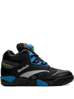 Reebok: Чёрные кроссовки 