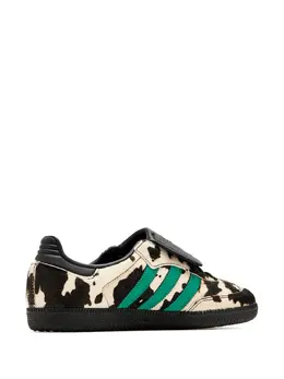 adidas: Чёрные кроссовки  Samba