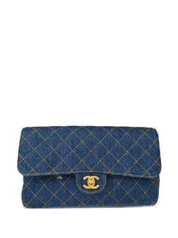 CHANEL Pre-Owned: Голубой рюкзак 