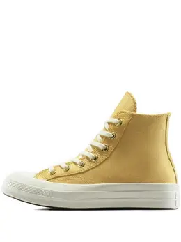 Converse: Жёлтые кроссовки  Chuck 70