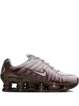 Nike: Коричневые кроссовки  Shox TL