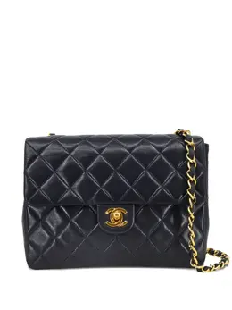 CHANEL Pre-Owned: Синяя сумка 