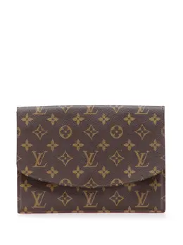 Louis Vuitton Pre-Owned: Коричневый клатч 