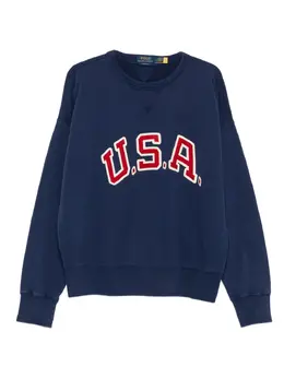 Polo Ralph Lauren: Синий свитшот 