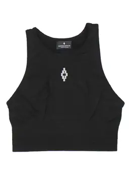 Marcelo Burlon County of Milan: Чёрный топ 