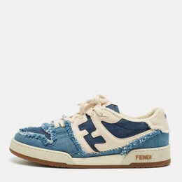 Fendi: Голубые кроссовки  Blue