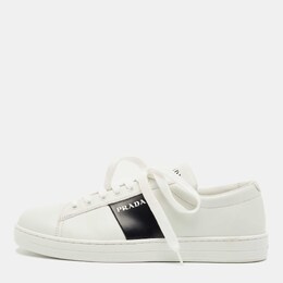 Prada: Белые кроссовки 
