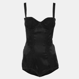 Dolce & Gabbana: Чёрный боди 