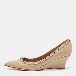 Valentino: Бежевые туфли  Rockstud