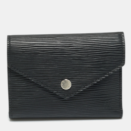 Louis Vuitton: Чёрный кошелёк  Épi