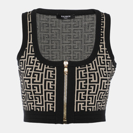 Balmain: Чёрный топ 